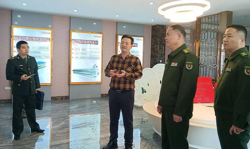 佛山軍分區政委、禪城區委常委領導一行蒞臨金凱地調研指導工作