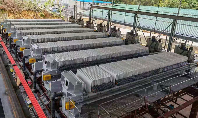 廂式自動接液反板壓濾機 廂式自動接液反板壓濾機